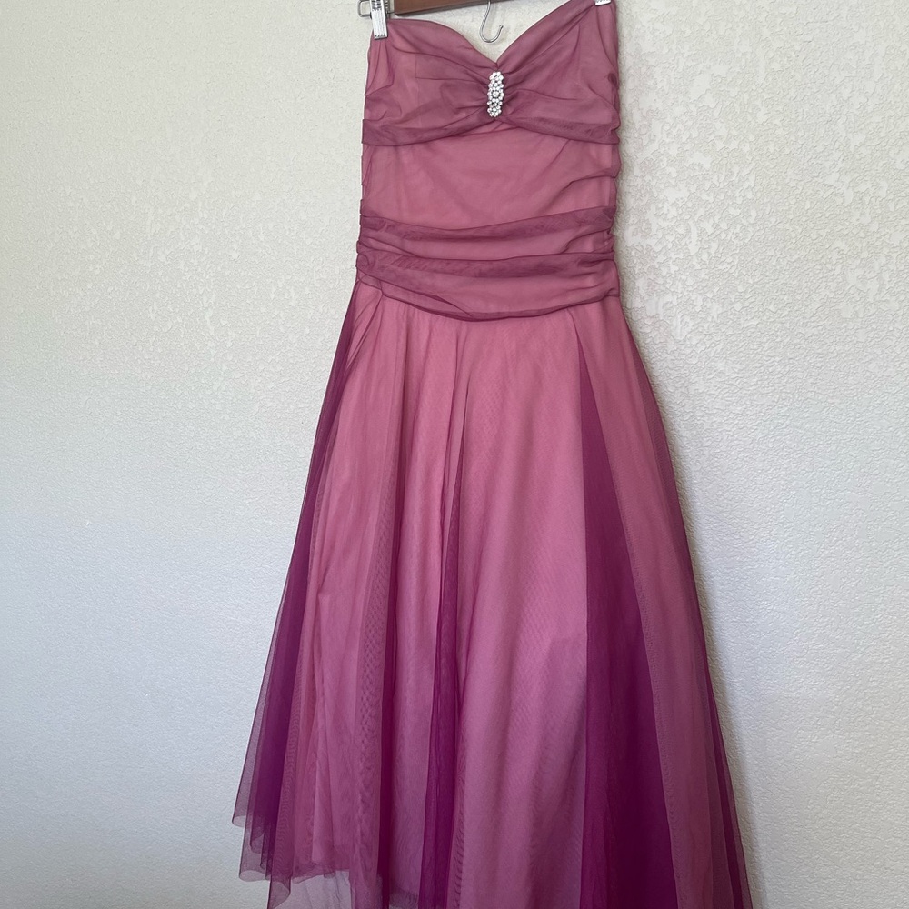 Kiki USA Strapless Pink Dress